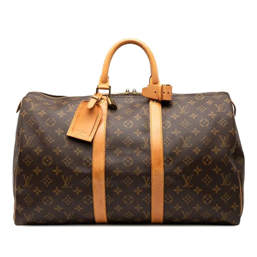 Louis Vuitton Monogram Keepall 45 Brown Good condition - Front View