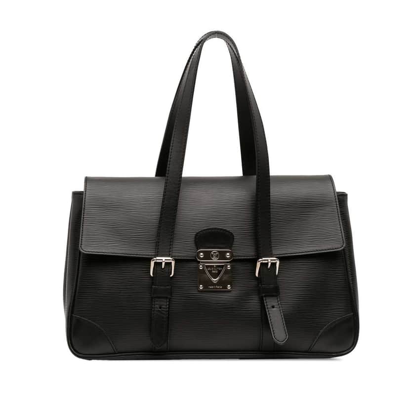 Louis Vuitton Epi Segur MM Black Leather Good condition - Front View