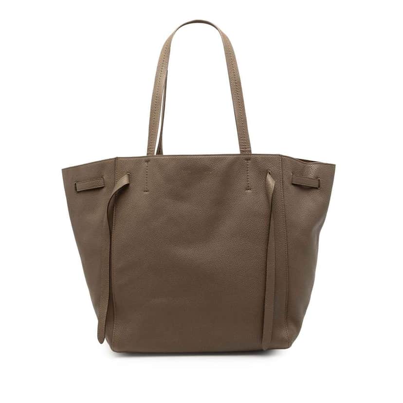 Celine Small Leather Phantom Cabas Tote Brown Leather Very good condition - Front View
