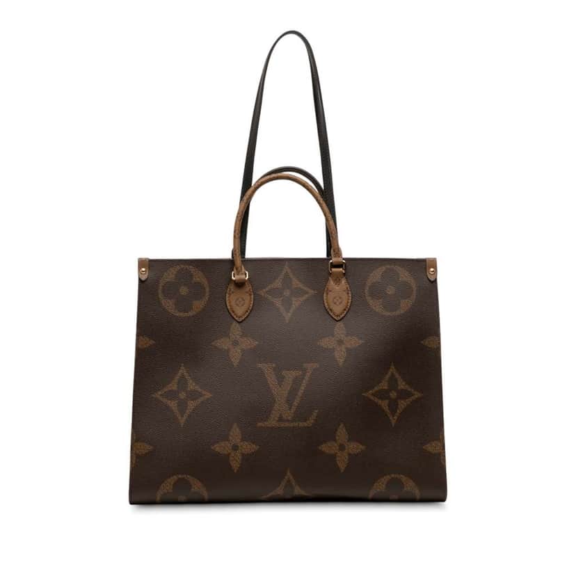 Louis Vuitton Monogram Reverse Giant OnTheGo GM Brown Good condition - Front View