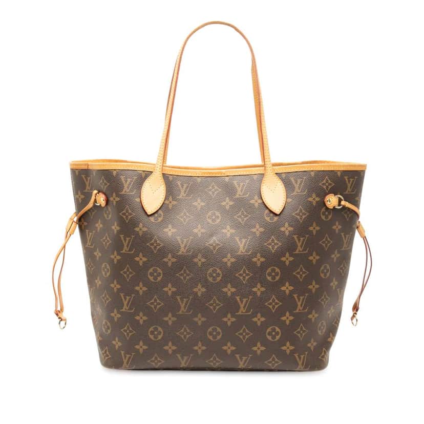 Louis Vuitton Monogram Neverfull MM Brown Good condition - Front View
