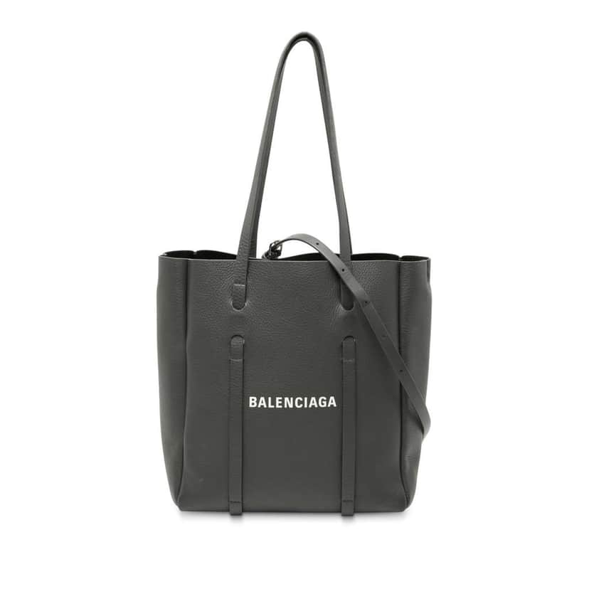 Balenciaga XS Leather Everyday Tote Grey Leather Good condition - Front View