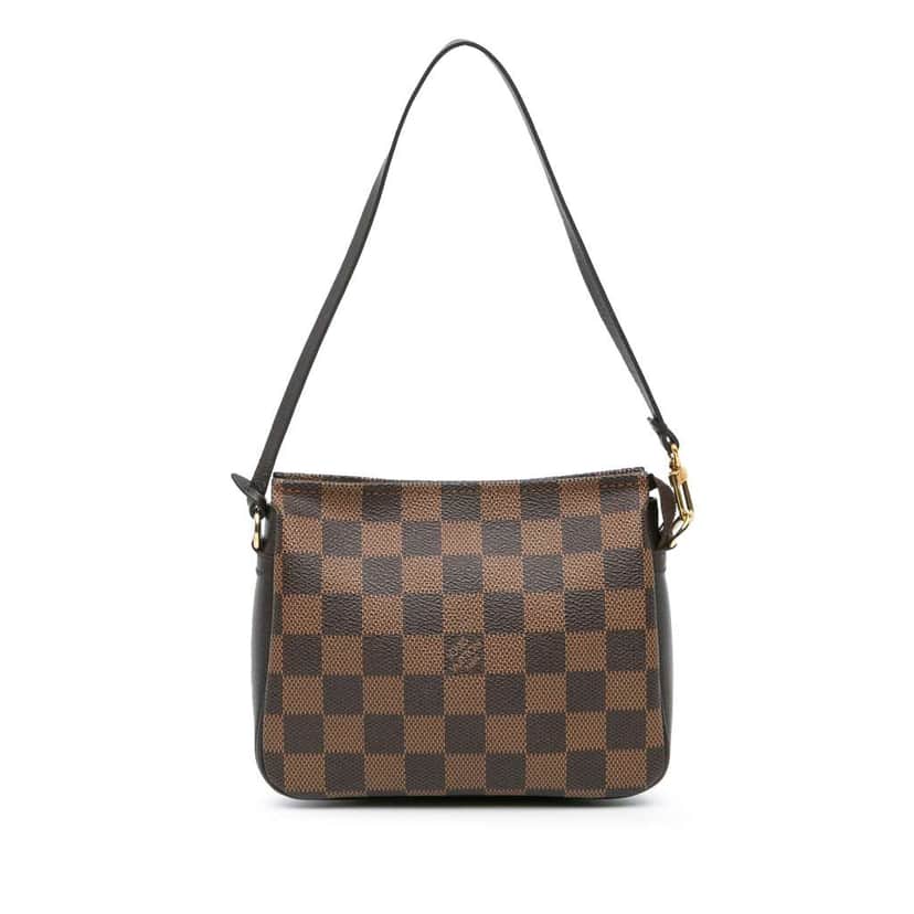 Louis Vuitton Damier Ebene Trousse Pochette Brown Canvas Good condition - Front View