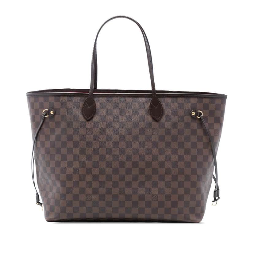 Louis Vuitton Damier Ebene Neverfull GM Brown Good condition - Front View