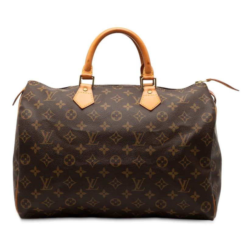 Louis Vuitton Monogram Speedy 35 Brown Good condition - Front View