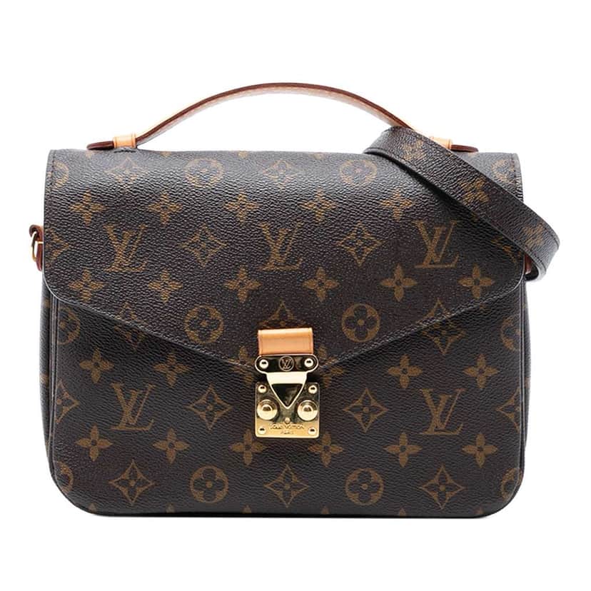 Louis Vuitton Monogram Pochette Metis Brown Good condition - Front View