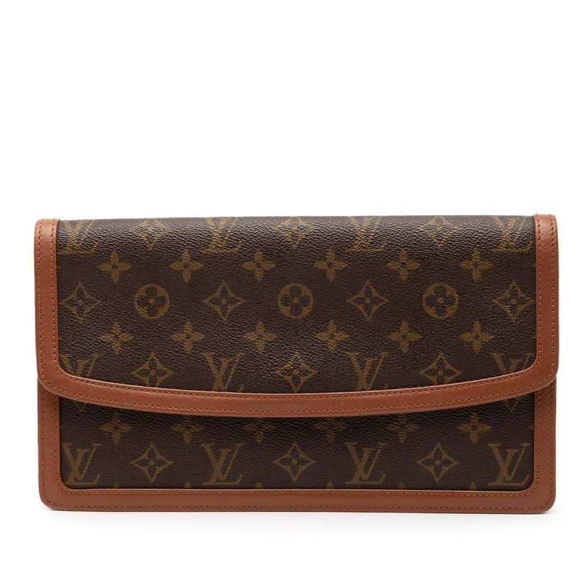 Louis Vuitton Monogram Pochette Dame GM Brown Good condition - Front View