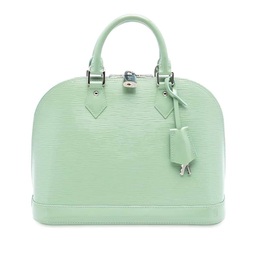 Louis Vuitton Epi Alma PM Green Leather Very good condition - Front View