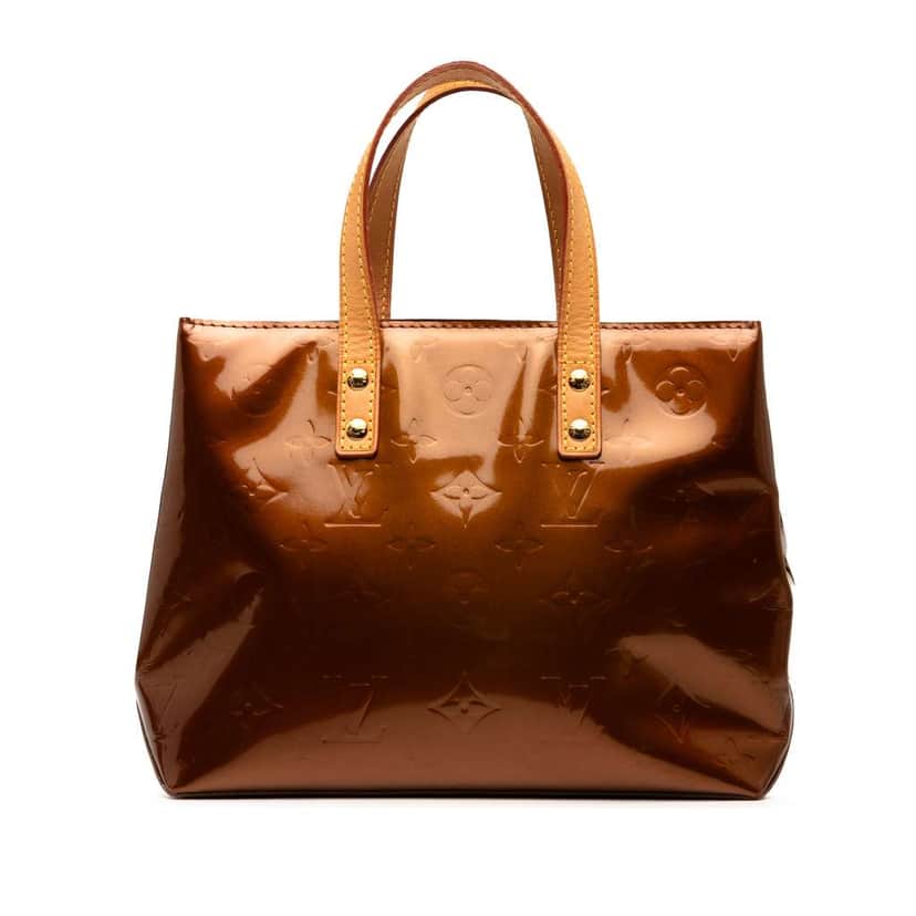 Louis Vuitton Monogram Vernis Reade PM Brown Leather Good condition - Front View