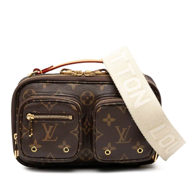 Louis Vuitton Monogram Utility Satchel Brown Very good condition - Front View