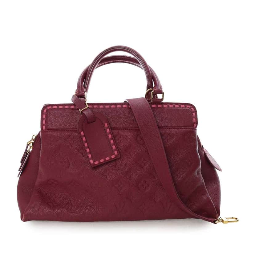 Louis Vuitton Monogram Empreinte Vosges MM Purple Leather Good condition - Front View