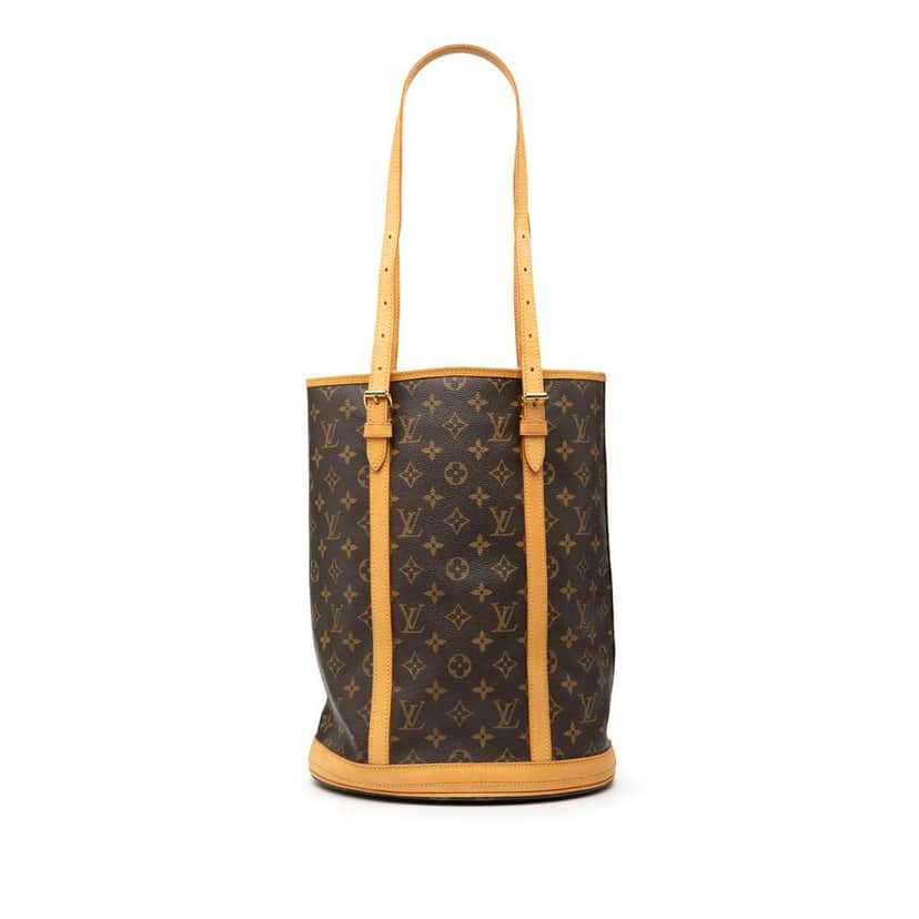 Louis Vuitton Monogram Bucket GM Brown Good condition - Front View