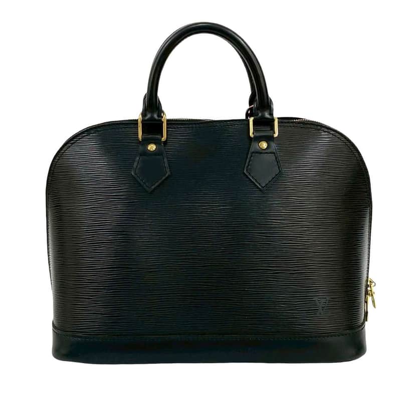 Louis Vuitton Epi Alma PM Black Leather Good condition - Front View