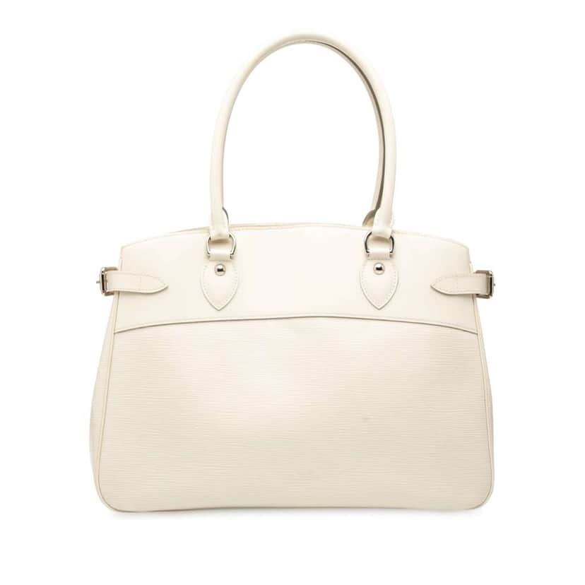 Louis Vuitton Epi Passy GM White Leather Very good condition - Front View