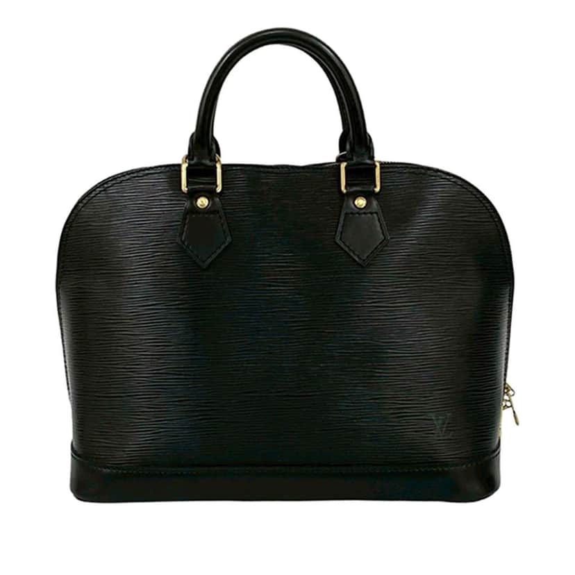 Louis Vuitton Epi Alma PM Black Leather Good condition - Front View