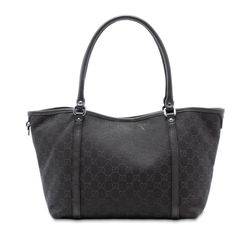 Gucci GG Denim Joy Tote Brown Denim Good condition - Front View