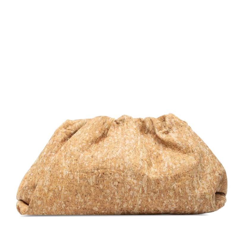 Bottega Veneta Cork The Pouch Brown Polyester Very good condition - Front View