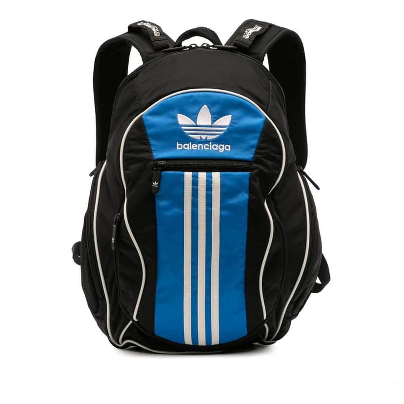 Balenciaga Adidas Recycled Nylon Backpack Black Good condition - Front View