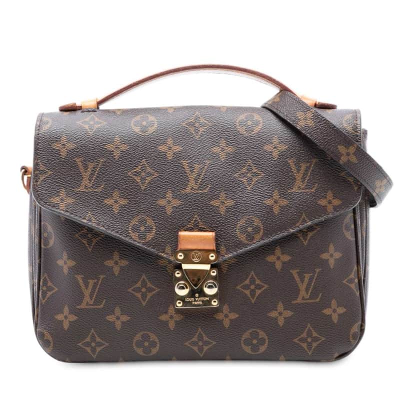 Louis Vuitton Monogram Pochette Metis Brown Good condition - Front View