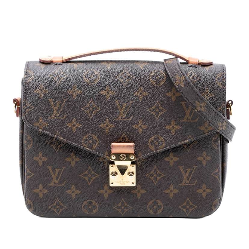 Louis Vuitton Monogram Pochette Metis Brown Very good condition - Front View