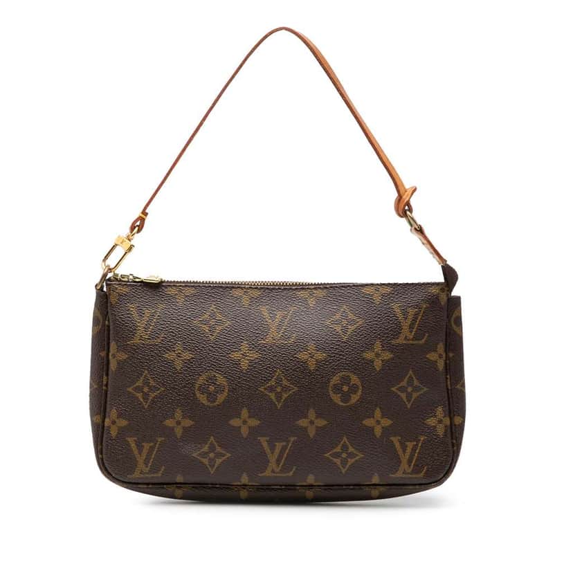 Louis Vuitton Monogram Pochette Accessoires Brown Good condition - Front View