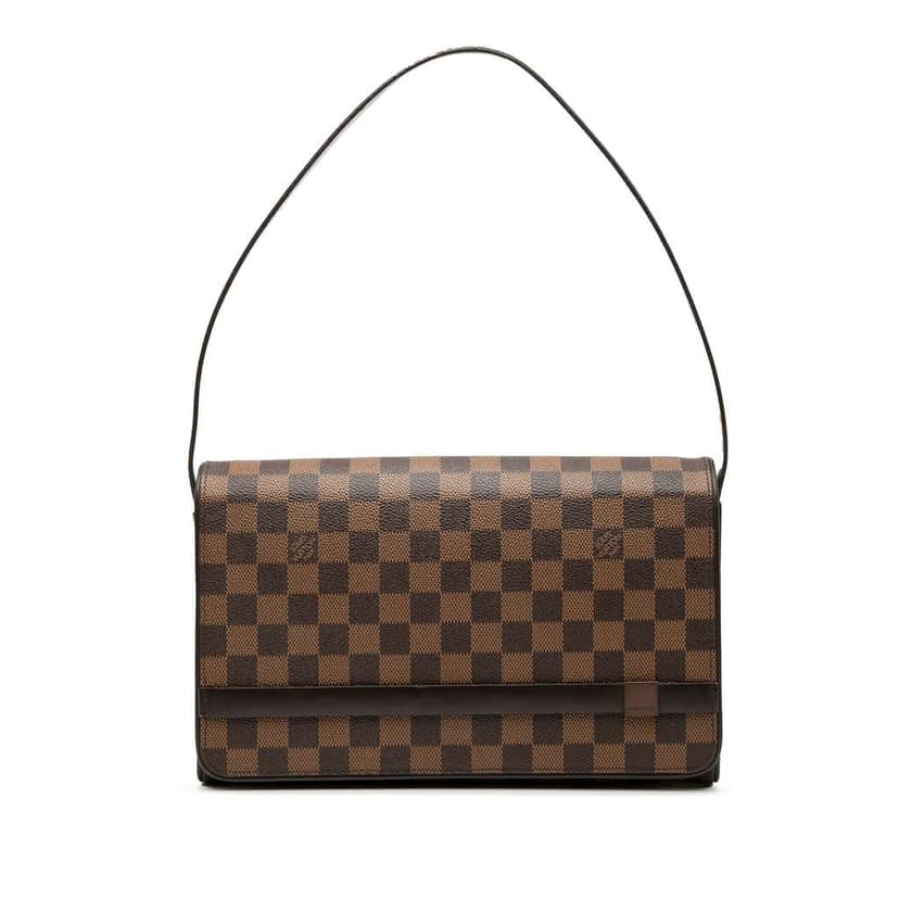 Louis Vuitton Damier Ebene Tribeca Long Brown Very good condition - Front View