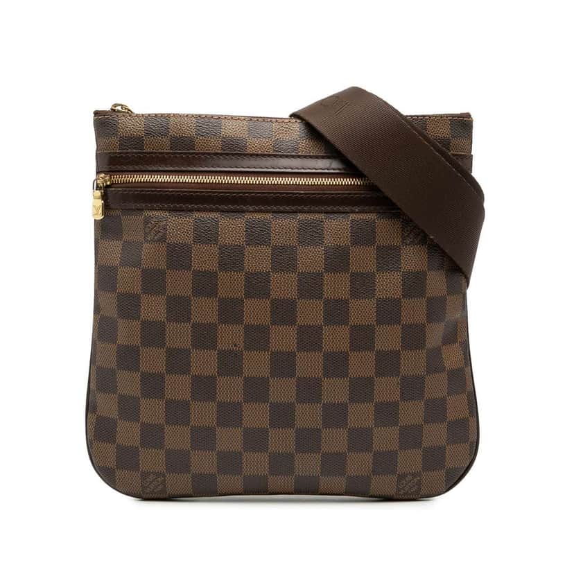 Louis Vuitton Damier Ebene Bosphore Pochette Brown Good condition - Front View