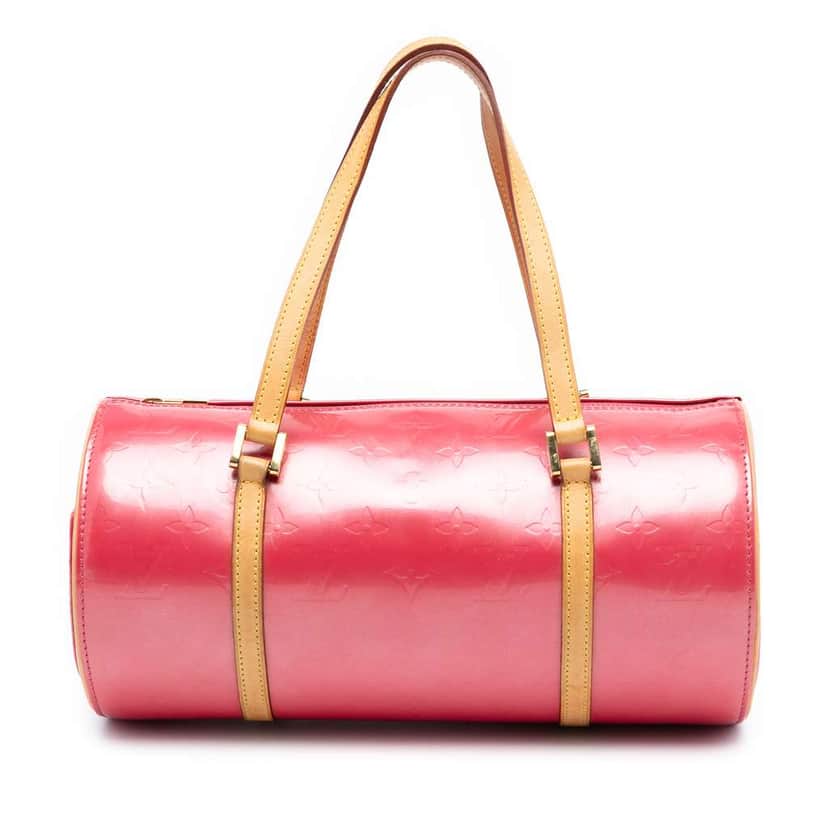 Louis Vuitton Monogram Vernis Bedford Pink Leather Good condition - Front View