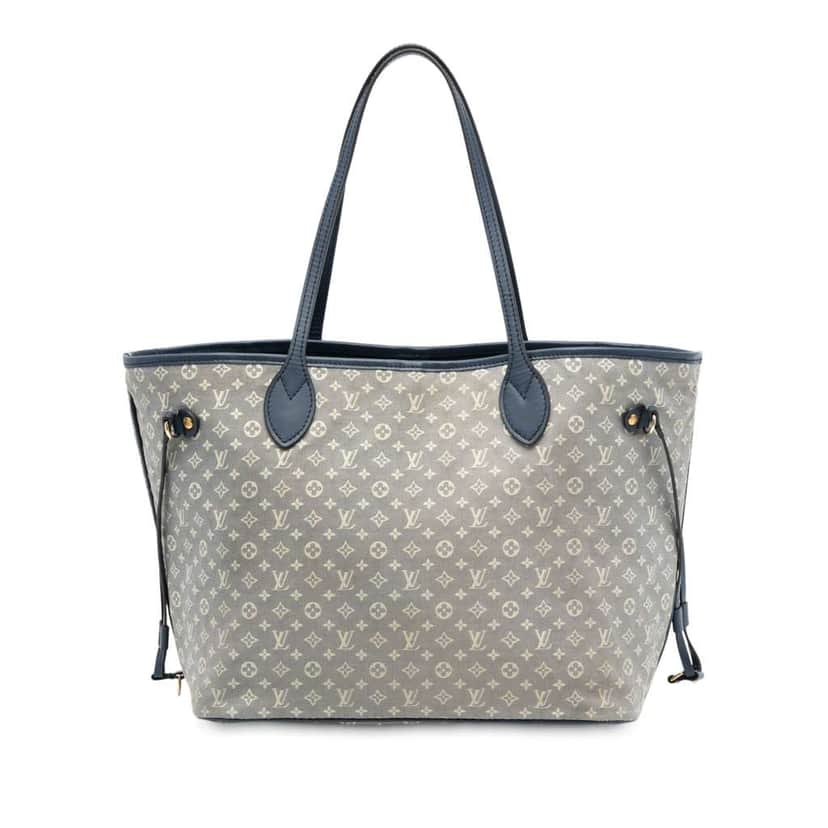 Louis Vuitton Monogram Idylle Neverfull MM Grey Canvas Good condition - Front View