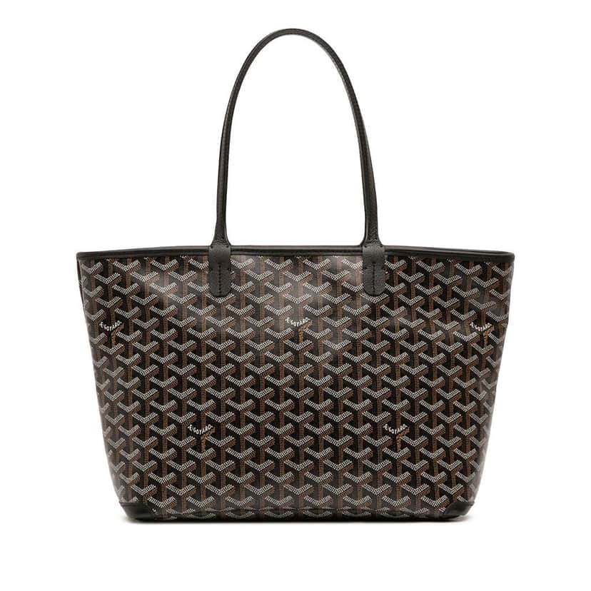 Goyard Goyardine Artois PM Black Canvas Good condition - Front View