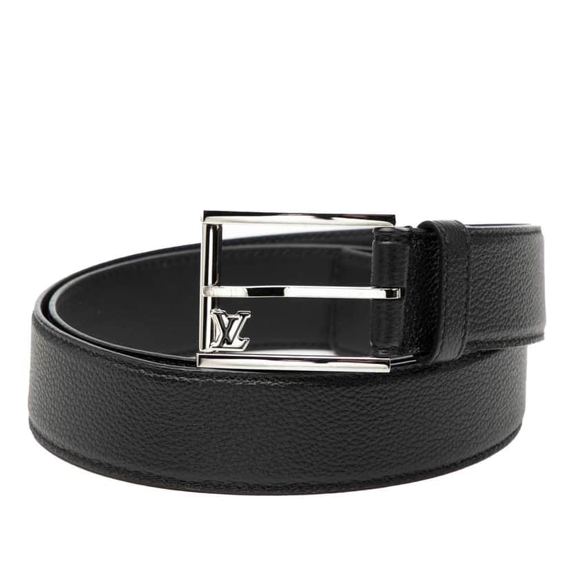 Louis Vuitton Leather Saint Germain Belt Black Leather Good condition - Front View
