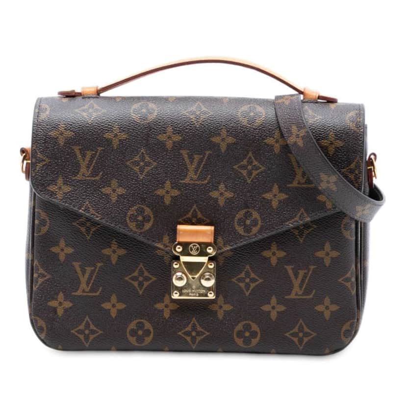 Louis Vuitton Monogram Pochette Metis Brown Very good condition - Front View