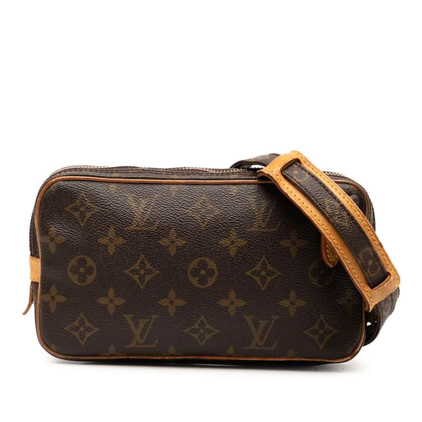 Louis Vuitton Monogram Pochette Marly Bandouliere Brown Good condition - Front View