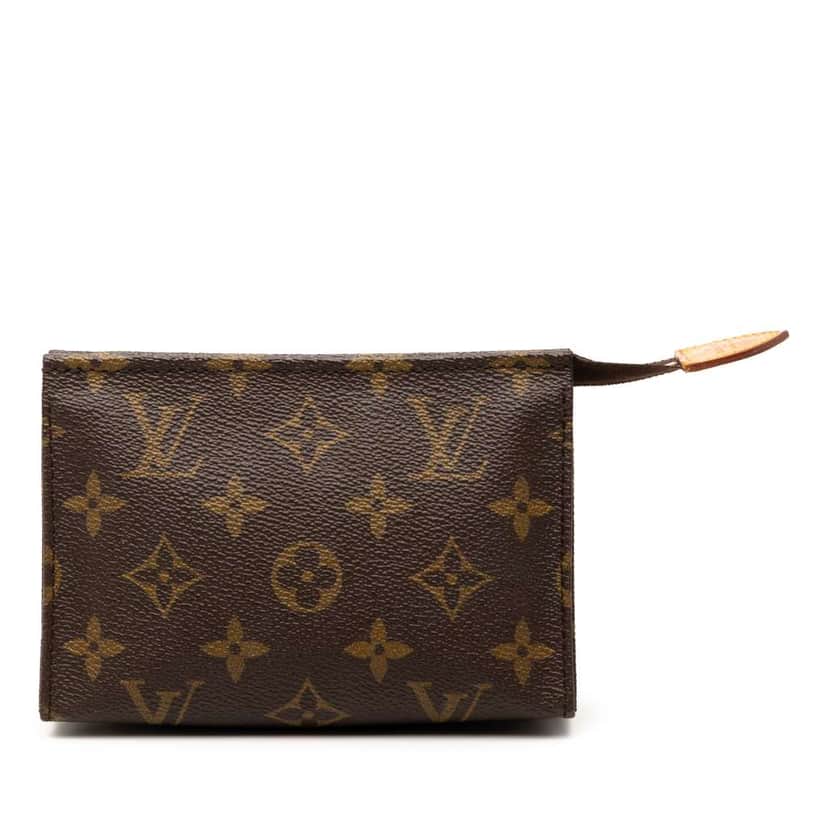 Louis Vuitton Monogram Toiletry Pouch 15 Brown Good condition - Front View