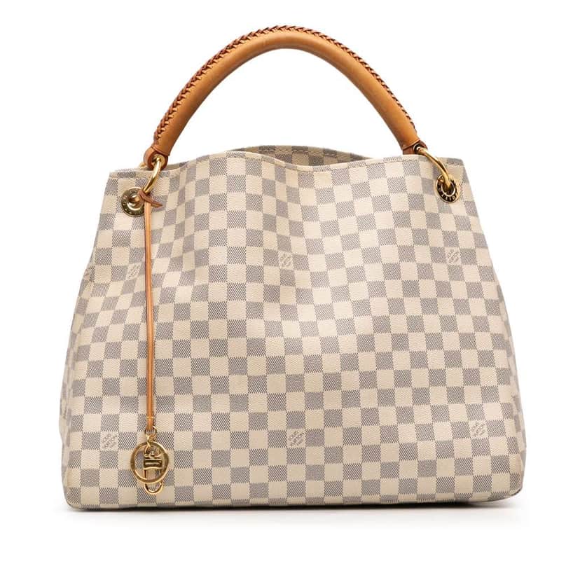 Louis Vuitton Damier Azur Artsy MM White Good condition - Front View