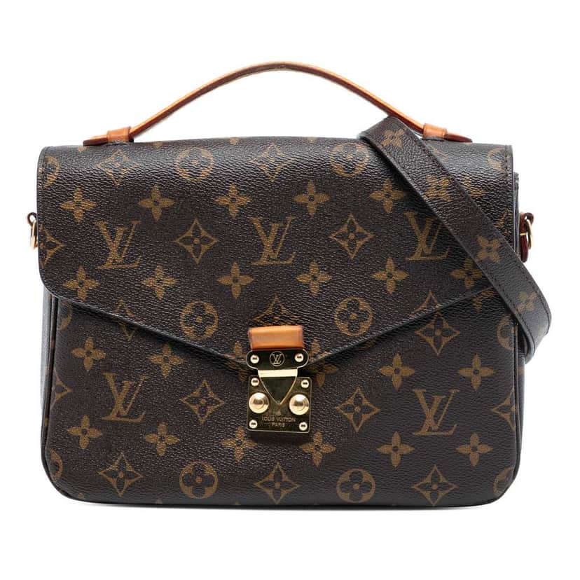 Louis Vuitton Monogram Pochette Metis Brown Very good condition - Front View