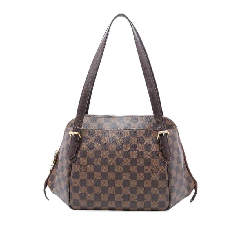 Louis Vuitton Damier Ebene Belem MM Brown Very good condition - Front View