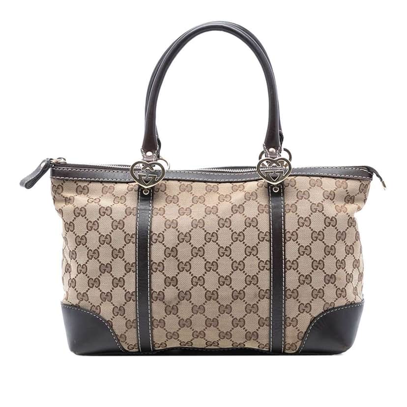 Gucci GG Canvas Lovely Tote Brown Canvas Very good condition - Front View