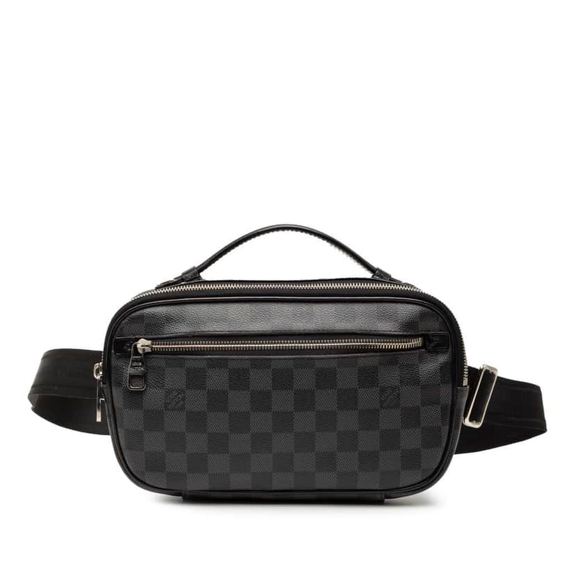 Louis Vuitton Damier Graphite Ambler Black Good condition - Front View