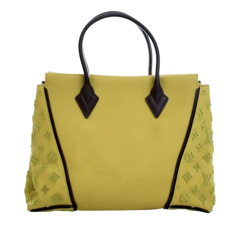 Louis Vuitton Veau Cachemire Tuffetage W Tote PM Yellow Leather Good condition - Front View