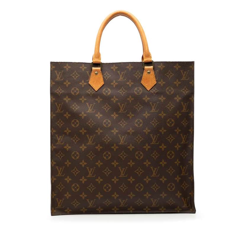 Louis Vuitton Monogram Sac Plat Brown Good condition - Front View
