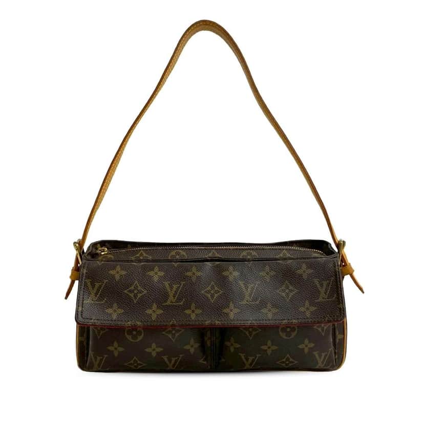 Louis Vuitton Monogram Viva Cite MM Brown Very good condition - Front View