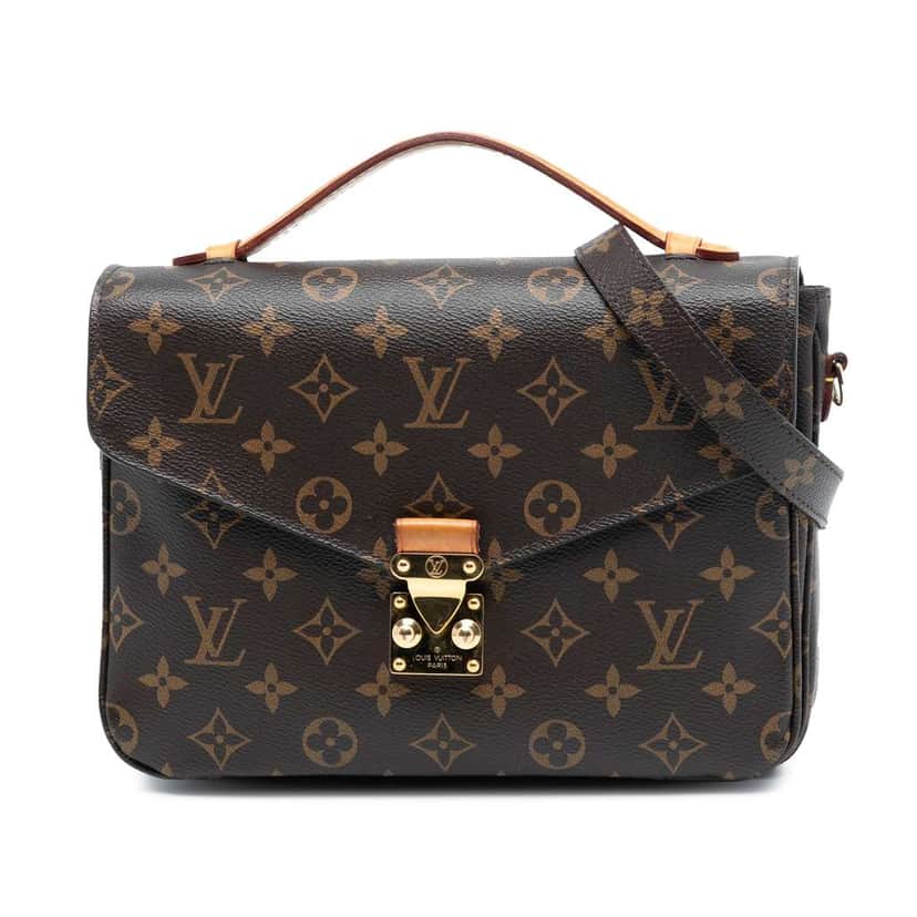 Louis Vuitton Monogram Pochette Metis Brown Very good condition - Front View