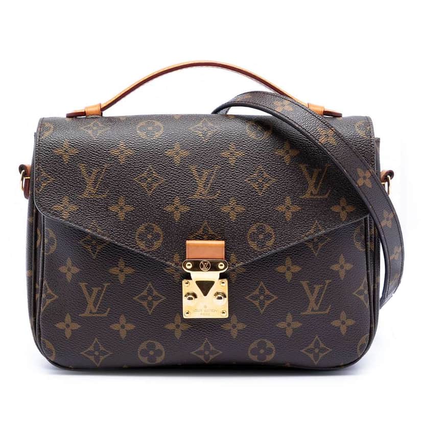 Louis Vuitton Monogram Pochette Metis Brown Good condition - Front View