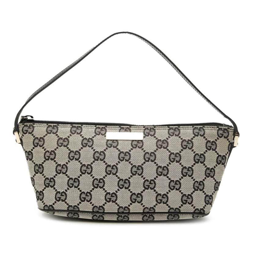 Gucci GG Canvas Boat Brown Canvas Very good condition - Front View