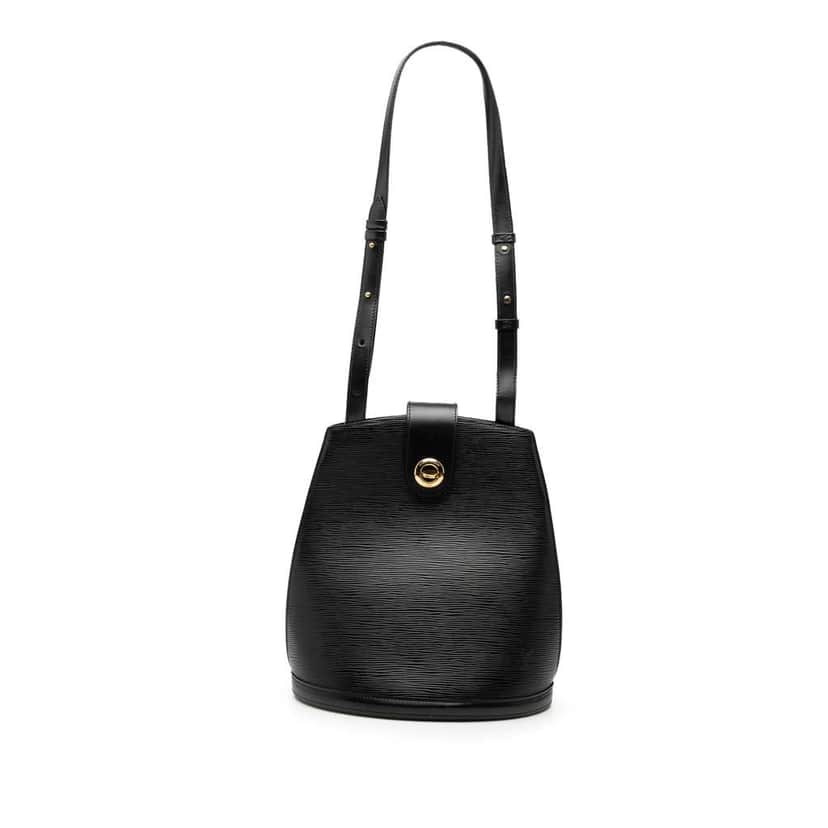 Louis Vuitton Epi Cluny Black Leather Good condition - Front View