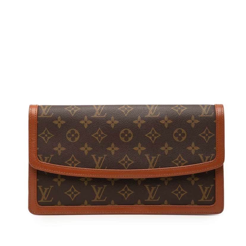 Louis Vuitton Monogram Pochette Dame GM Brown Good condition - Front View