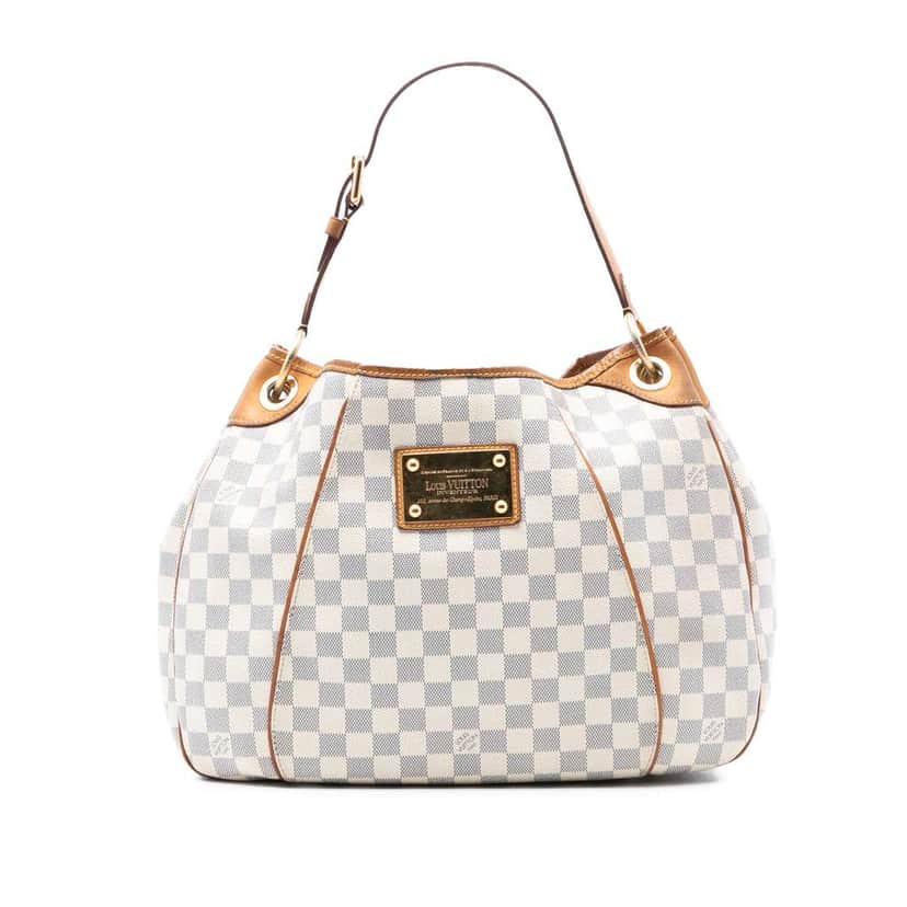 Louis Vuitton Damier Azur Galliera PM White Good condition - Front View