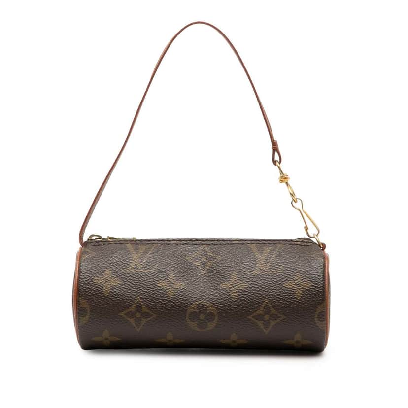 Louis Vuitton Monogram Papillon Pochette Brown Good condition - Front View