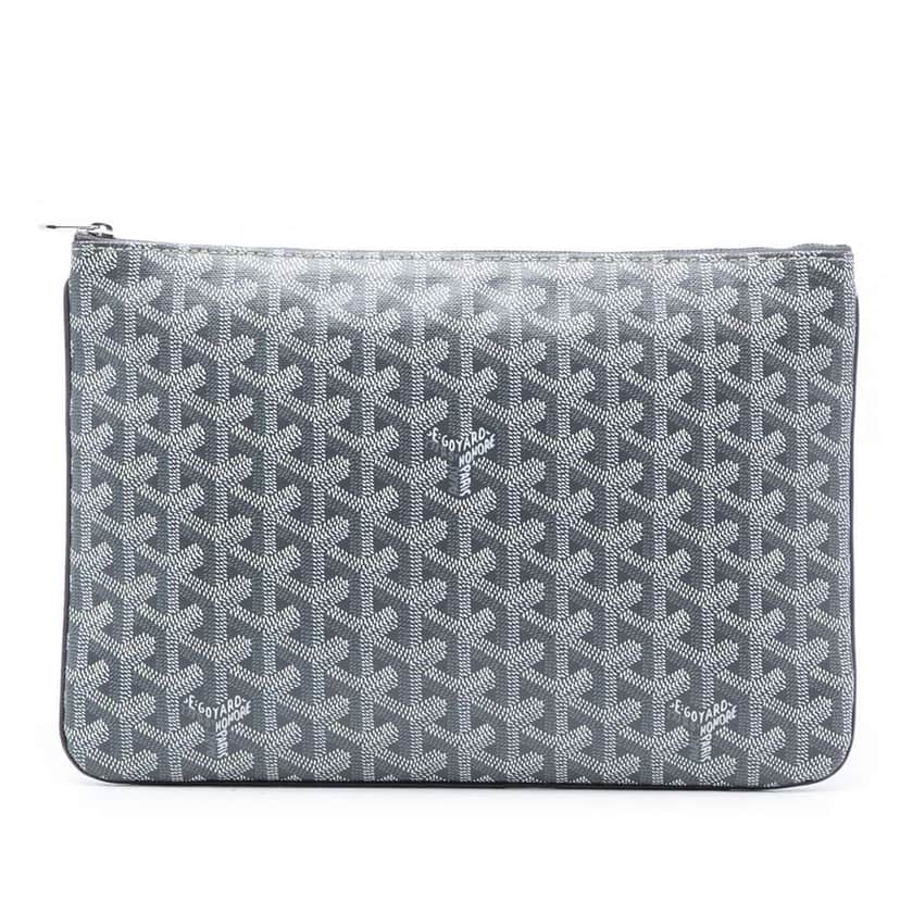 Goyard Goyardine Senat MM Grey Canvas Very good condition - Front View